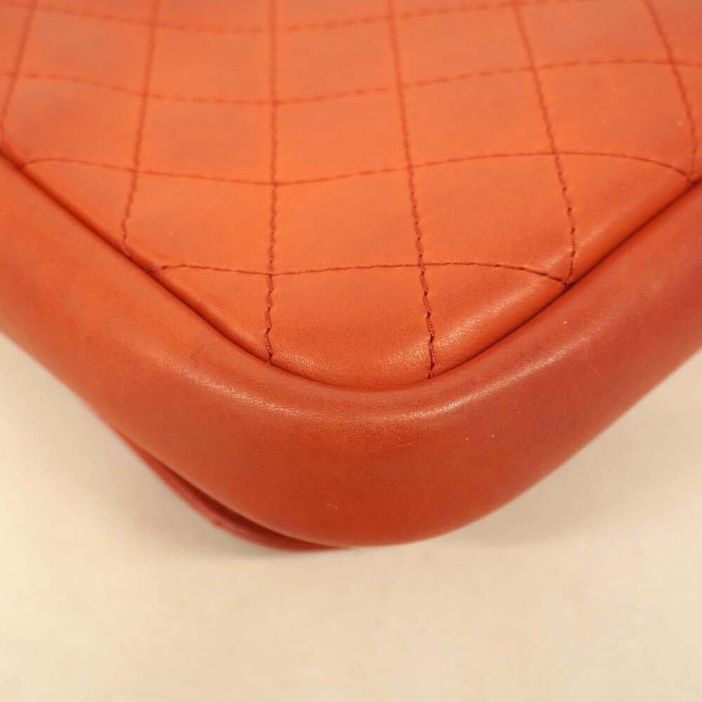 CHANEL Red Leather Shoulder Bag - Picture 13 of 15